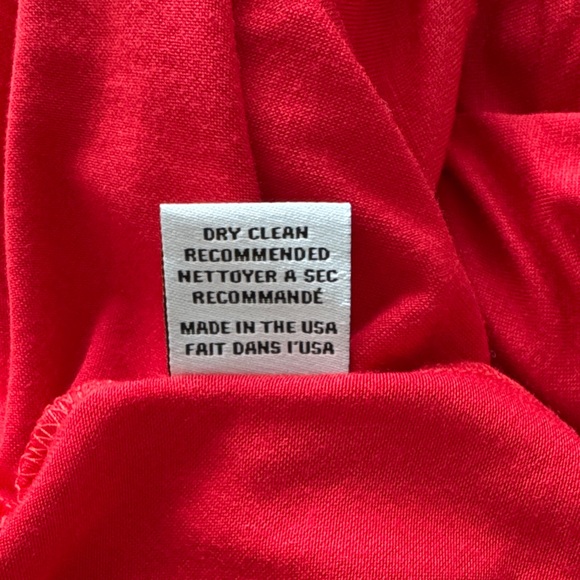 Rachel Polly Backless Red Women's Dress Size L - Picture 6 of 10